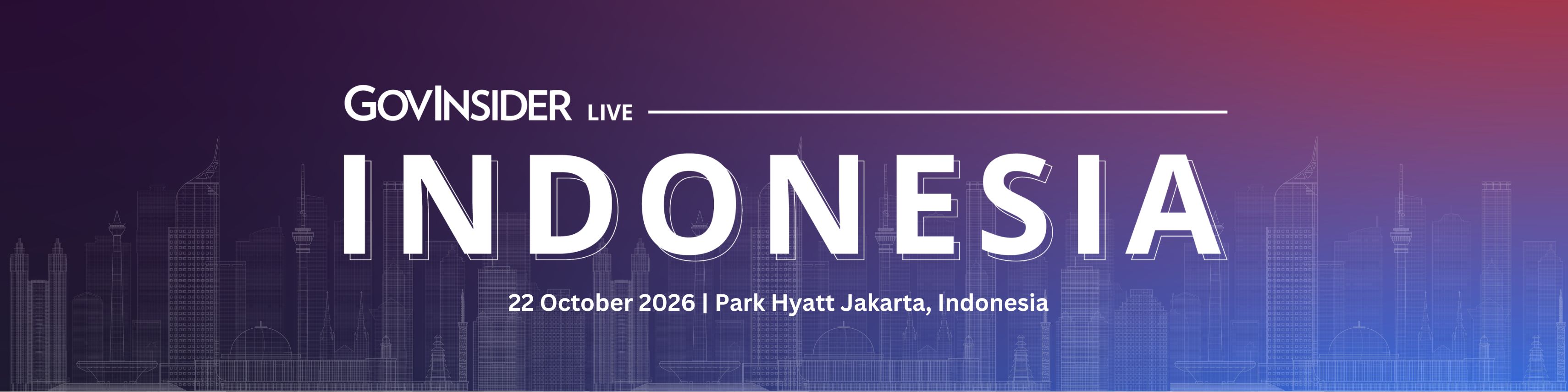 event banner for GovInsider Live Indonesia 2026
